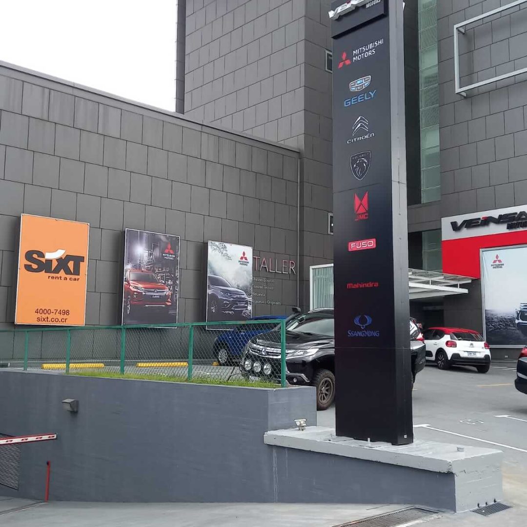 diseño integral de tótems publicitarios Costa Rica